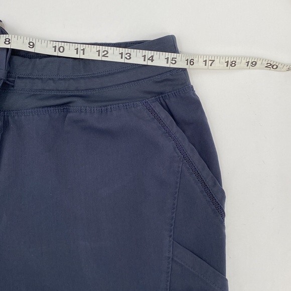 Grey's Anatomy Mid Rise Flare Bottom Drawstring Scrub Pants Gray Size MP - Picture 8 of 10